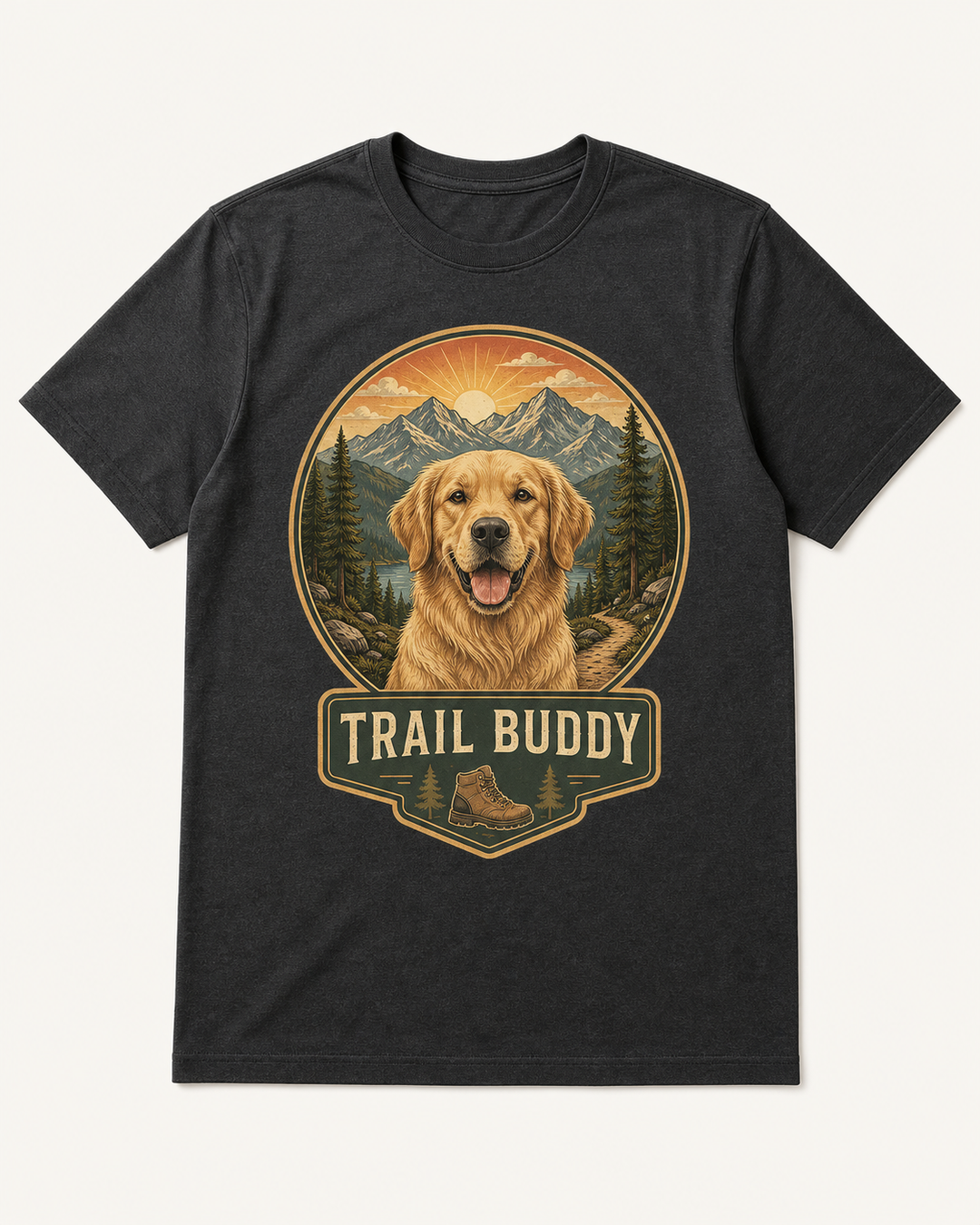Custom Pet Trail Buddy Photo Unisex Tee