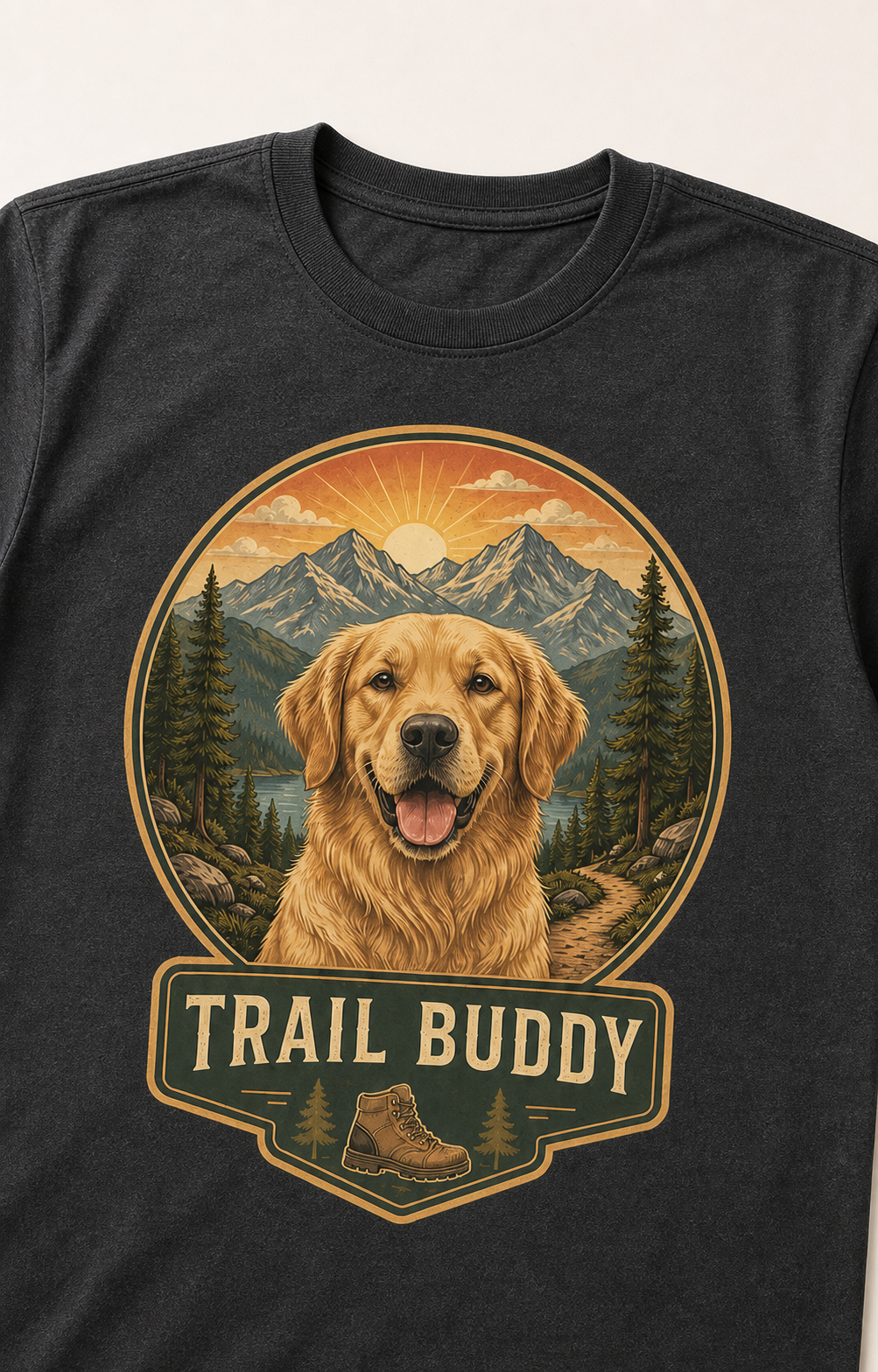 Custom Pet Trail Buddy Photo Unisex Tee