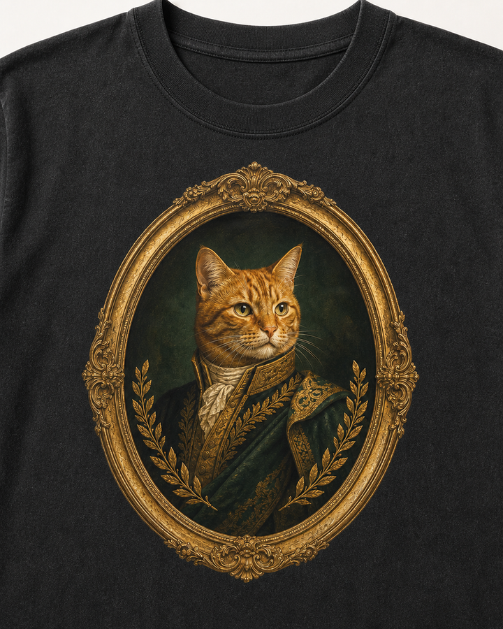 Custom Pet Museum Portrait Photo Unisex Tee