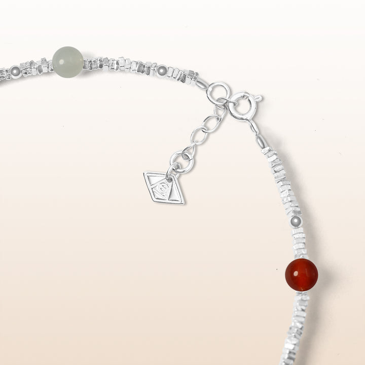 Activate Potential - 7 Chakra Silver Bracelet