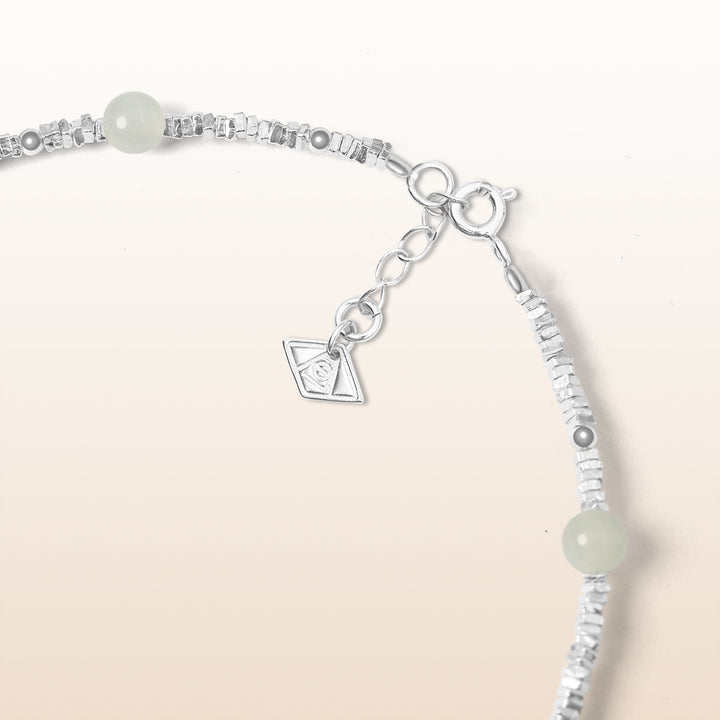 Activate Potential - Moonstone Chakra Silver Bracelet