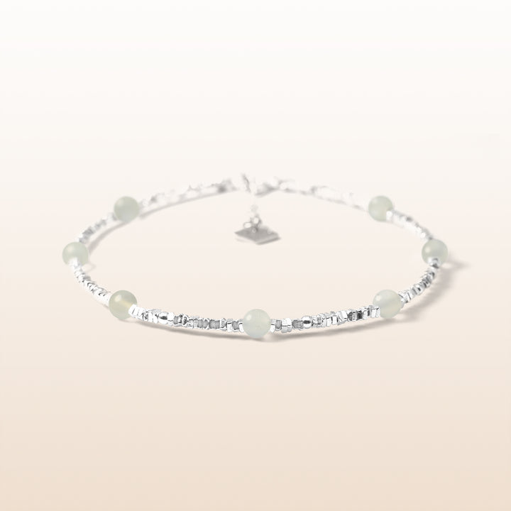 Activate Potential - Moonstone Chakra Silver Bracelet