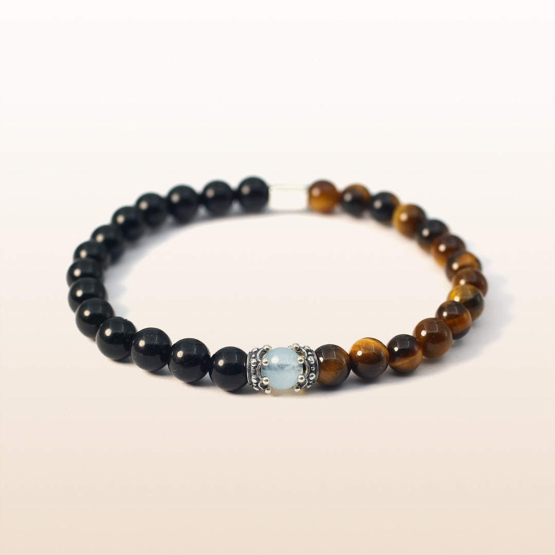 Firm Ambition Aquamarine Capricorn Lucky Stone Bracelet