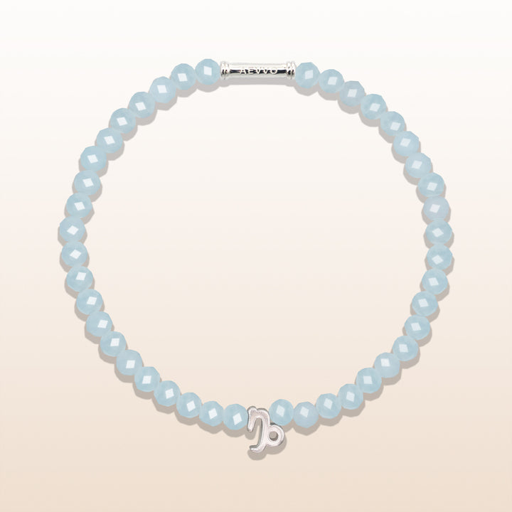 Aquamarine Capricorn Lucky Stone Bracelet