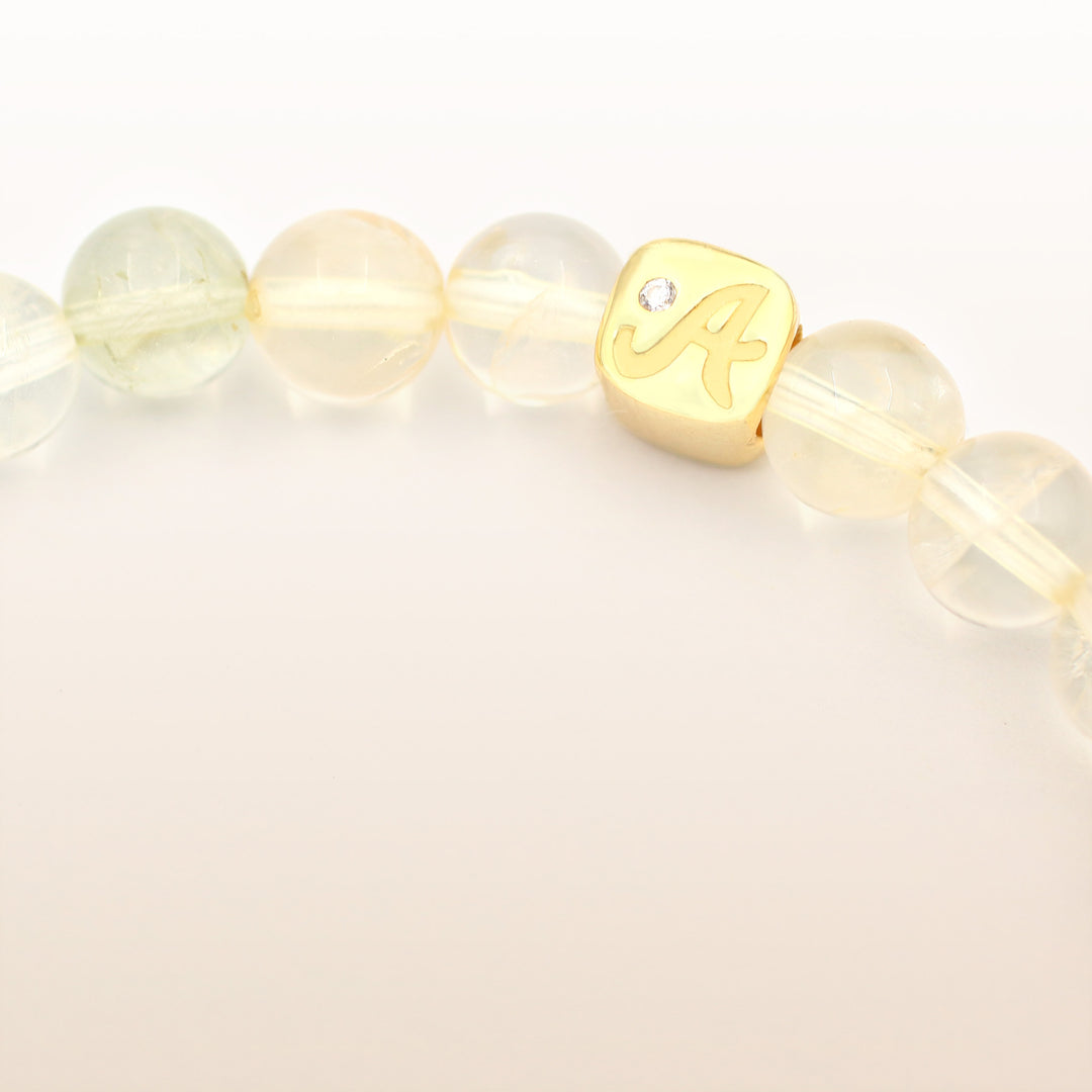 Birthstone Bracelet With 925 Sterling Silver Plated With 18K Gold