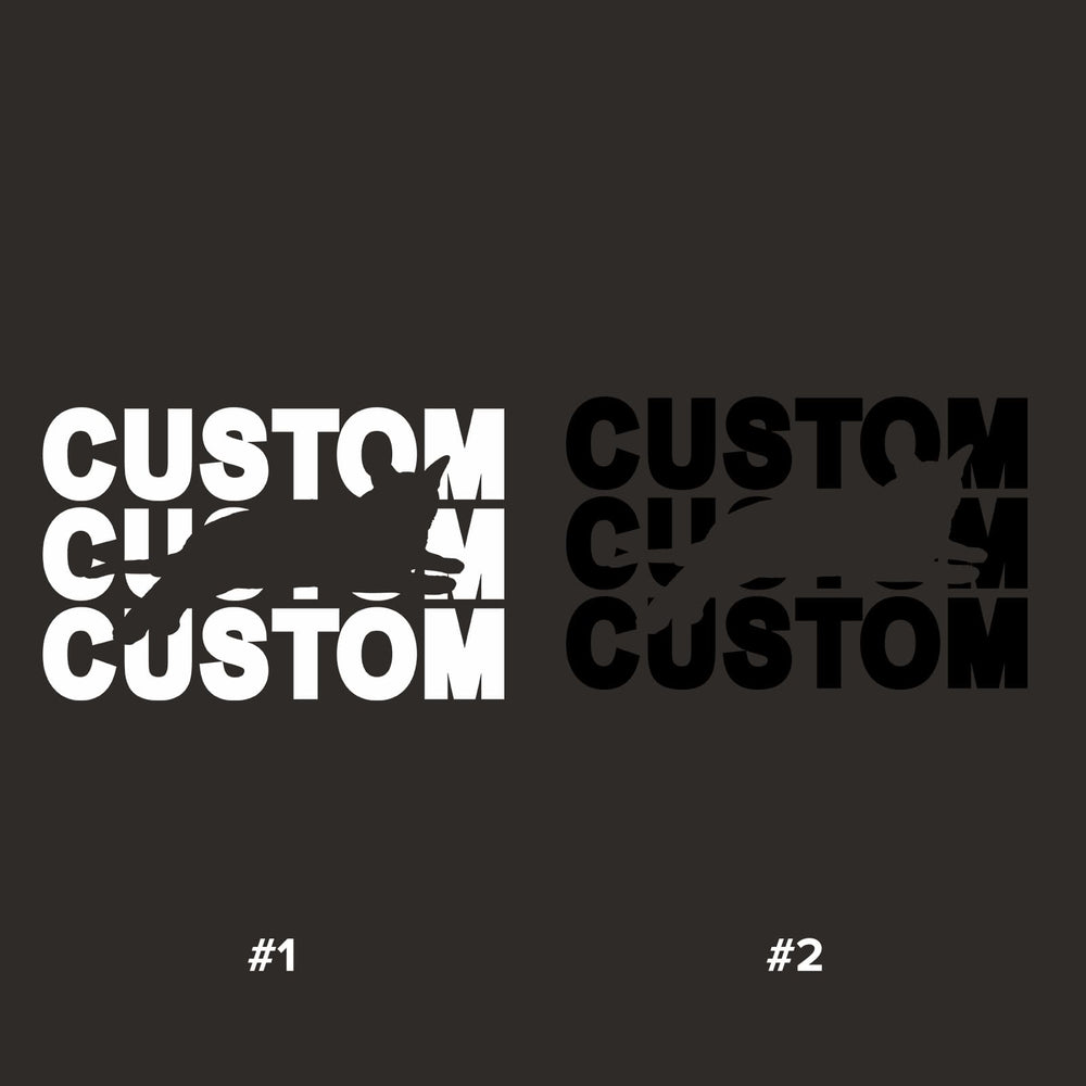 Second finished product view for Pet Unisex Tee With 3D Custom Pet Name