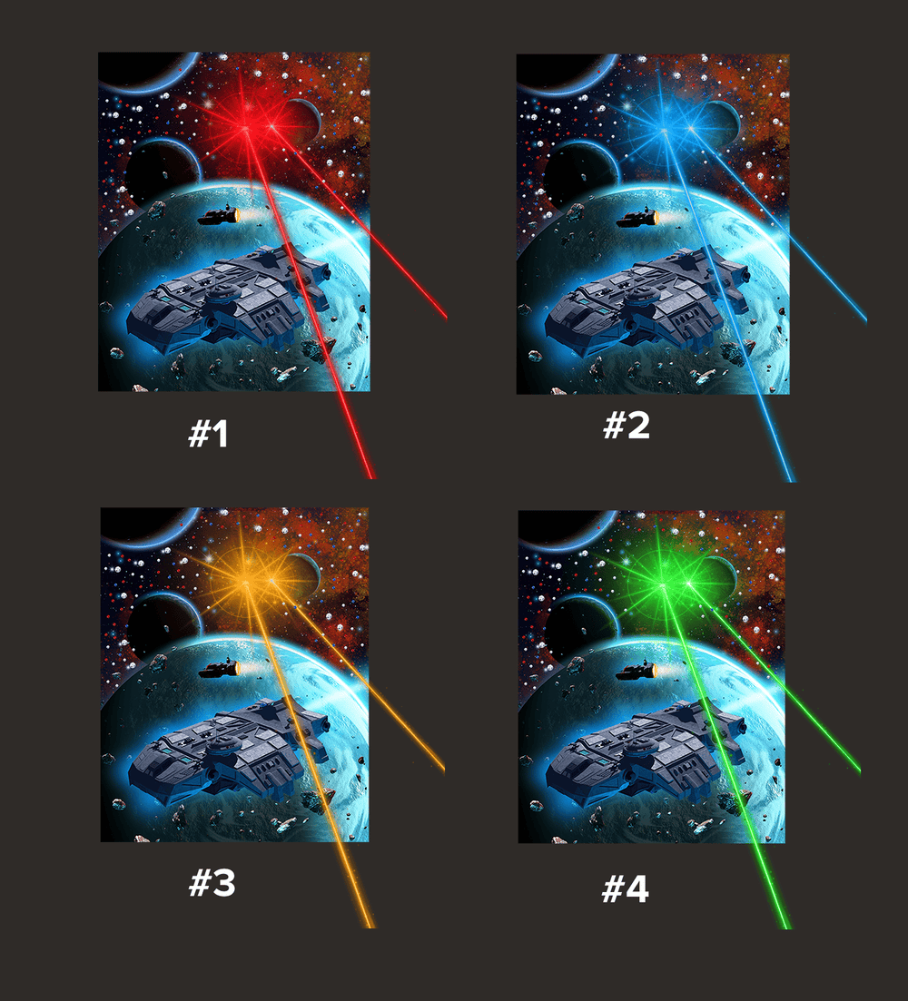 Second finished product view for Bling Star Wars Pet Unisex T-shirt