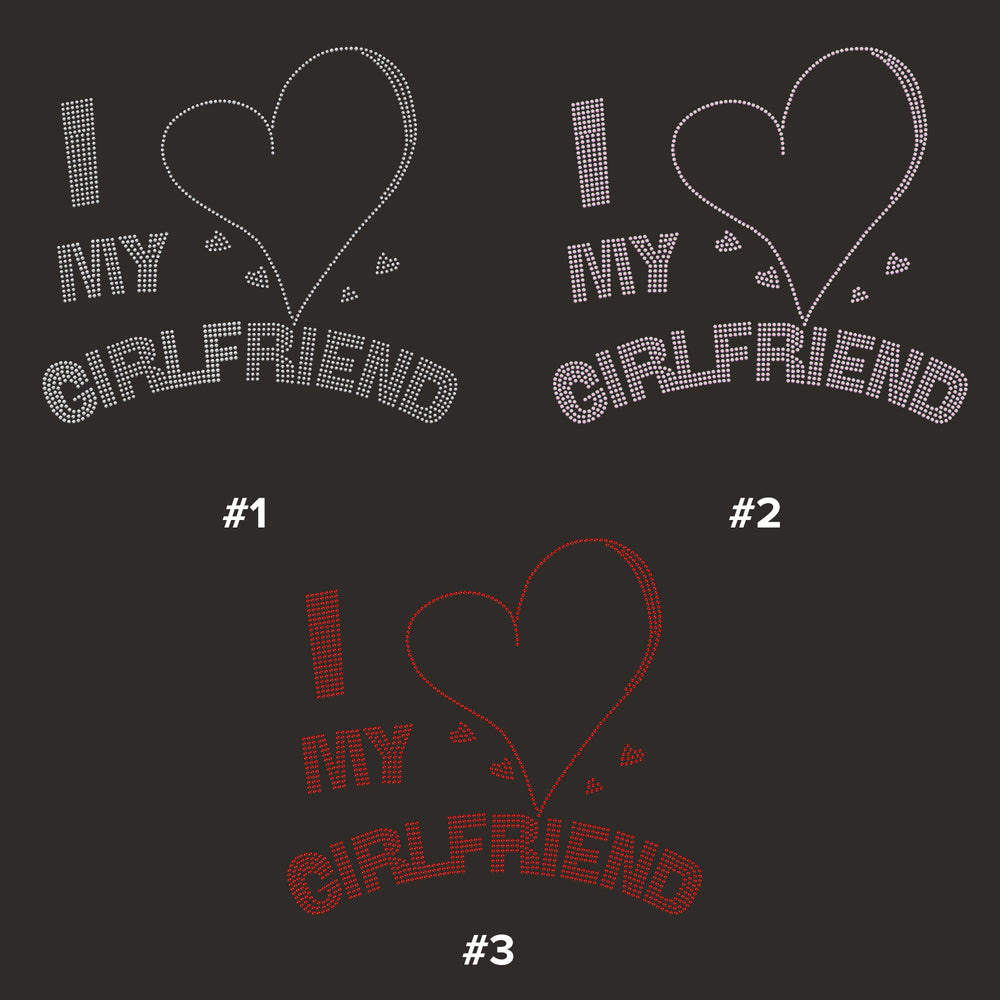 Second finished product view for Bling Valentine's Day Unisex Tee with Personalized Photo and Text