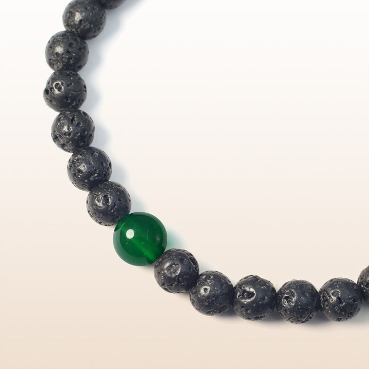 Emerald Agate May Birthstone Bracelet Ⅰ