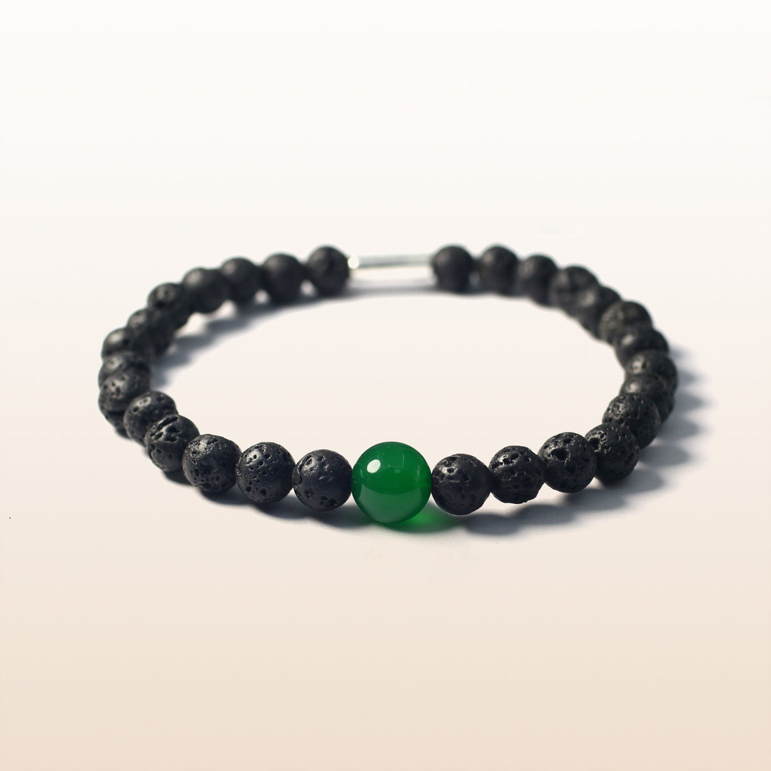 Emerald Agate May Birthstone Bracelet Ⅰ