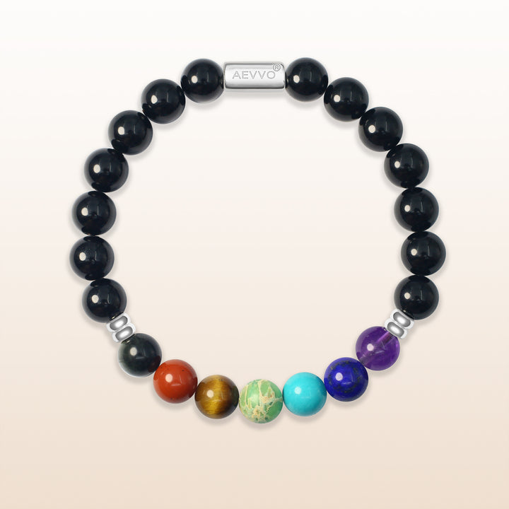 Growth-Silver 7 Chakra Bracelet Ⅰ Ⅰ