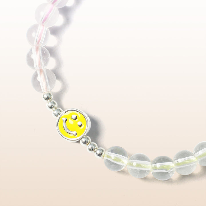 Joy Amplifier - Smiley Colorful Rope Quartz Kid's Bracelet