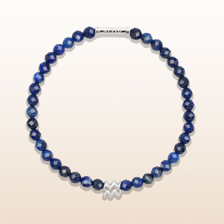 Lapis Lazuli Aquarius Lucky Stone Bracelet