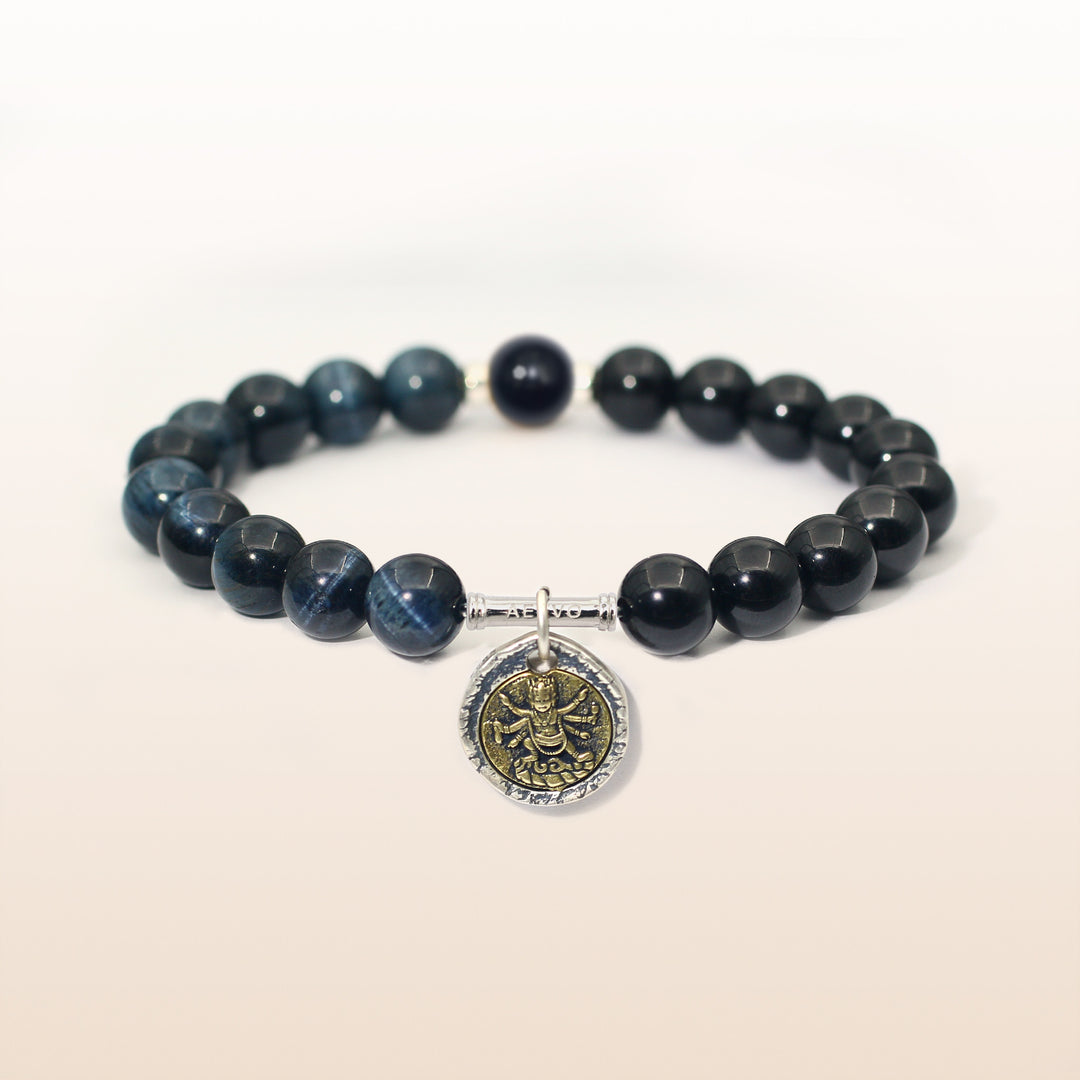 Mahakala Obsidian Libra Guardian Bracelet