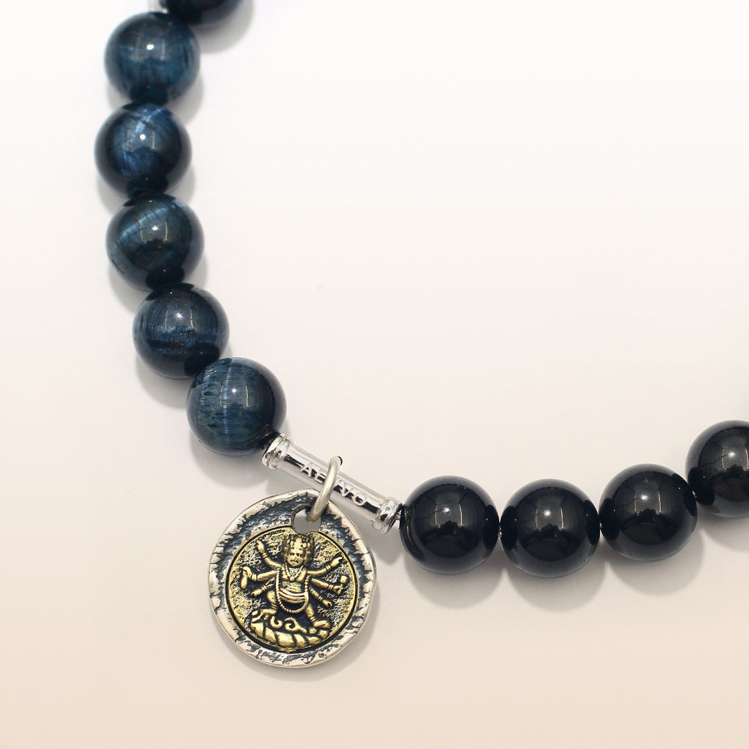 Mahakala Obsidian Libra Guardian Bracelet