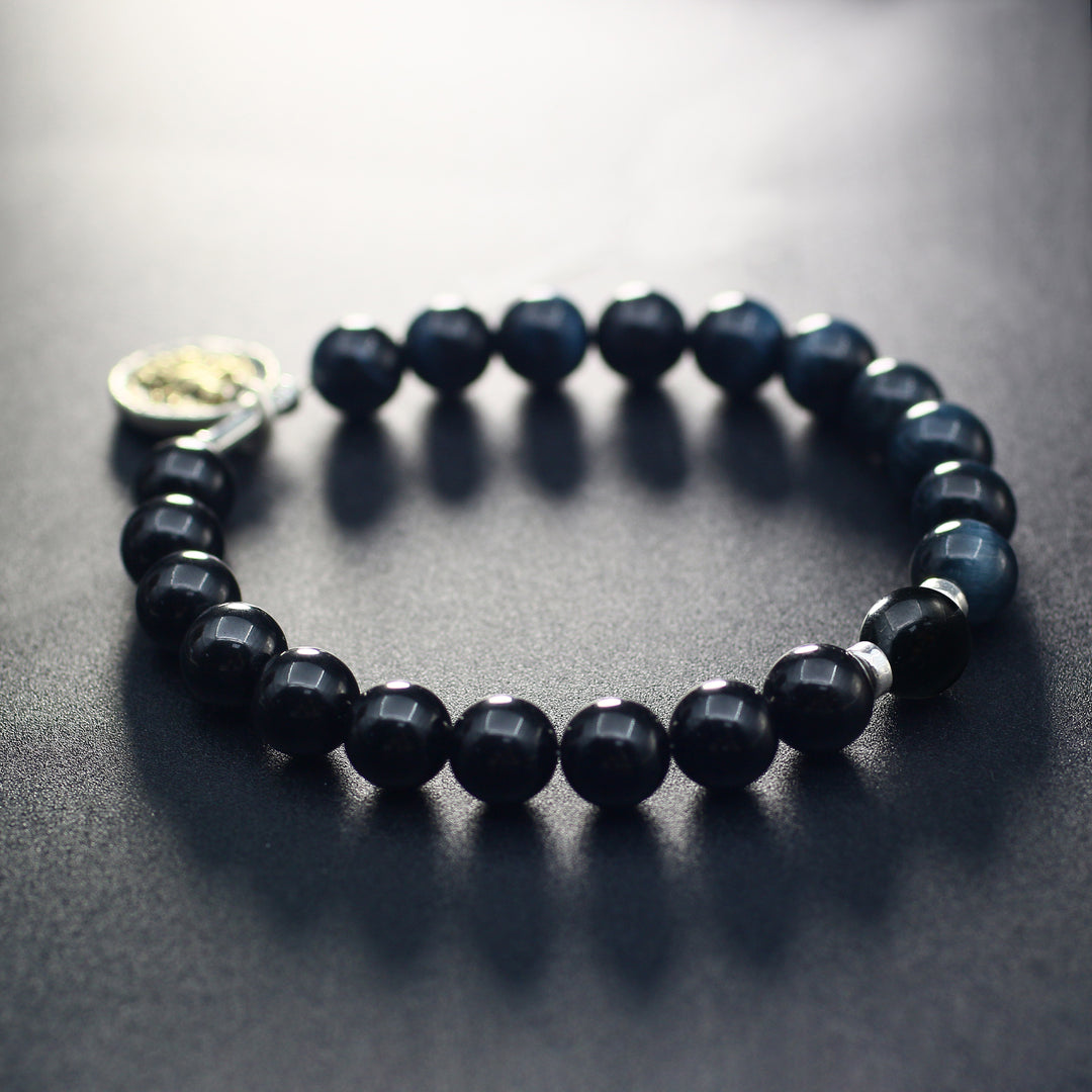 Mahakala Obsidian Libra Guardian Bracelet