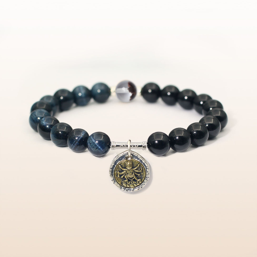 Mahakala Red Phantom Quartz Virgo Guardian Bracelet