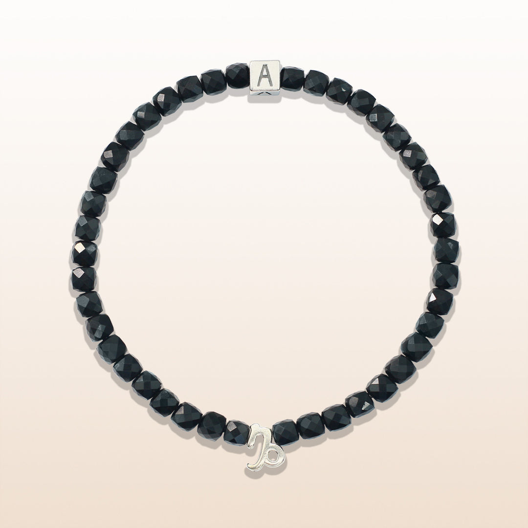 Obsidian Capricorn Guardian Bracelet