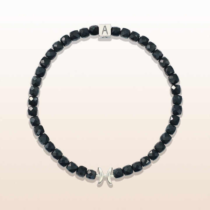 Obsidian Pisces Guardian Bracelet