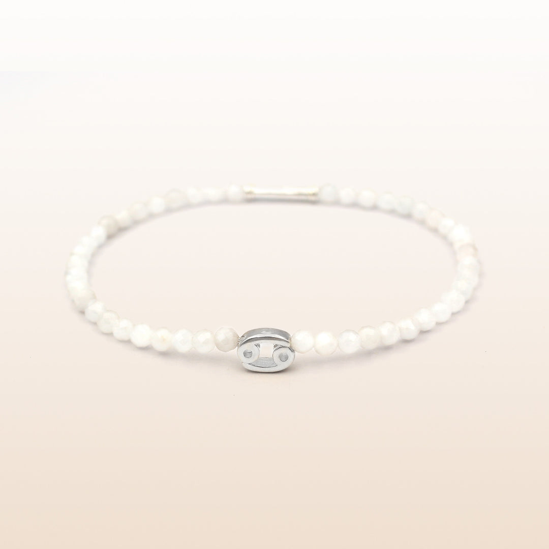 Mother of Pearl Cancer Lucky Stone Bracelet