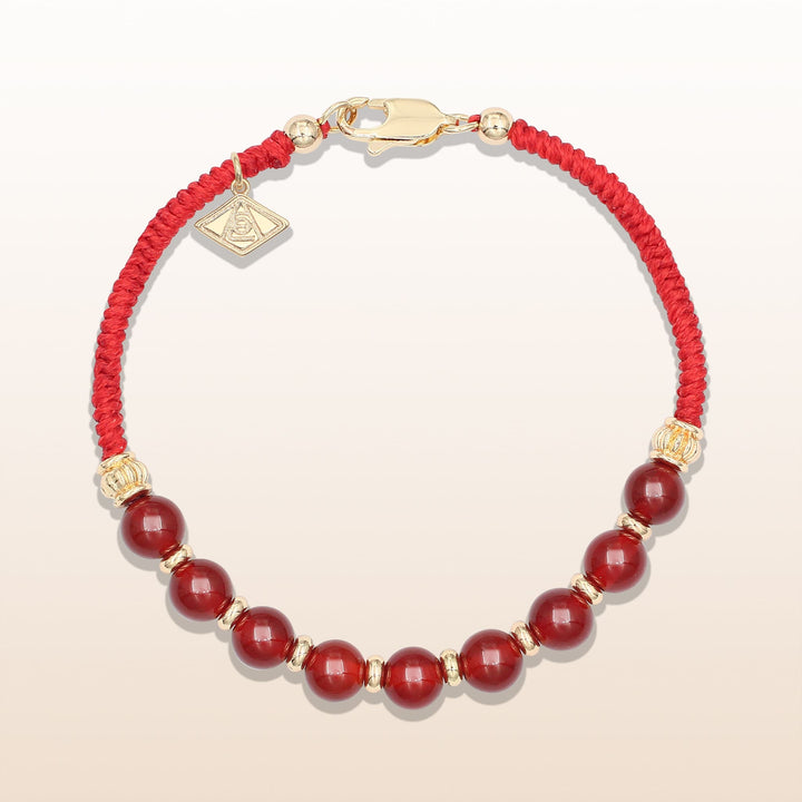 Red Agate Cancer Guardian Bracelet