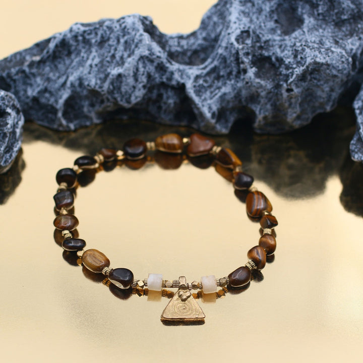 The Power of Belief - Tibetan Yellow Tiger Eye Bracelet