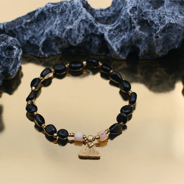 The Power of Belief - Tibetan Obsidian Bracelet