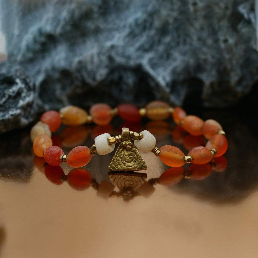 Tibetan Red Agate Bracelet