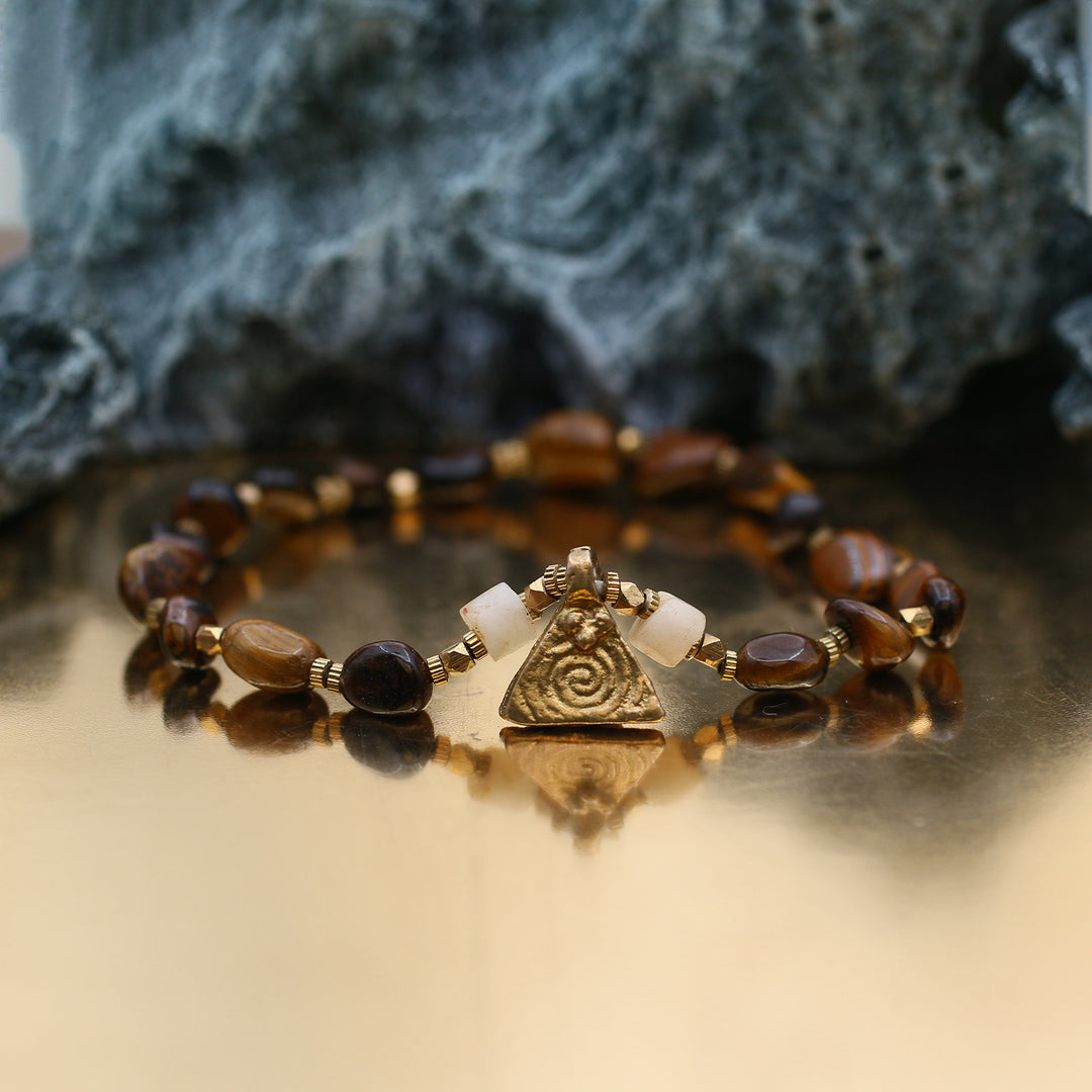 Tibetan Yellow Tiger Eye Bracelet