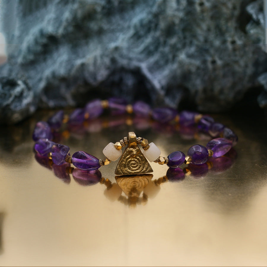 Tibetan Amethyst Bracelet