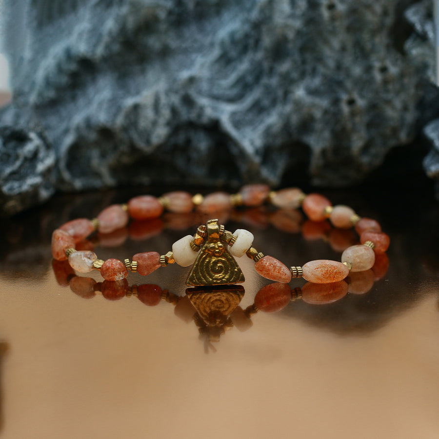 Tibetan Sunstone Bracelet