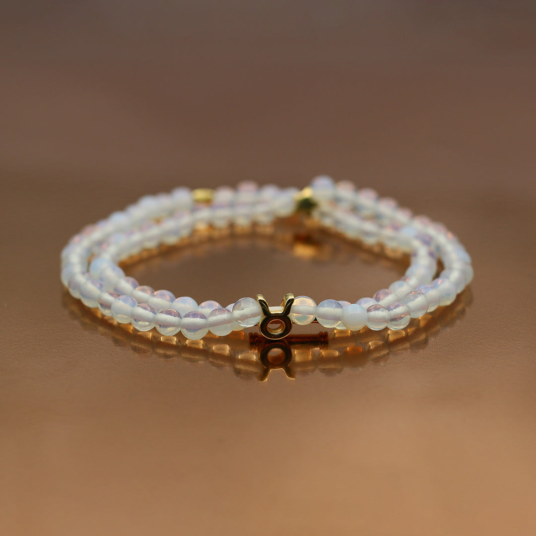 Zodiac double wrap bracelet