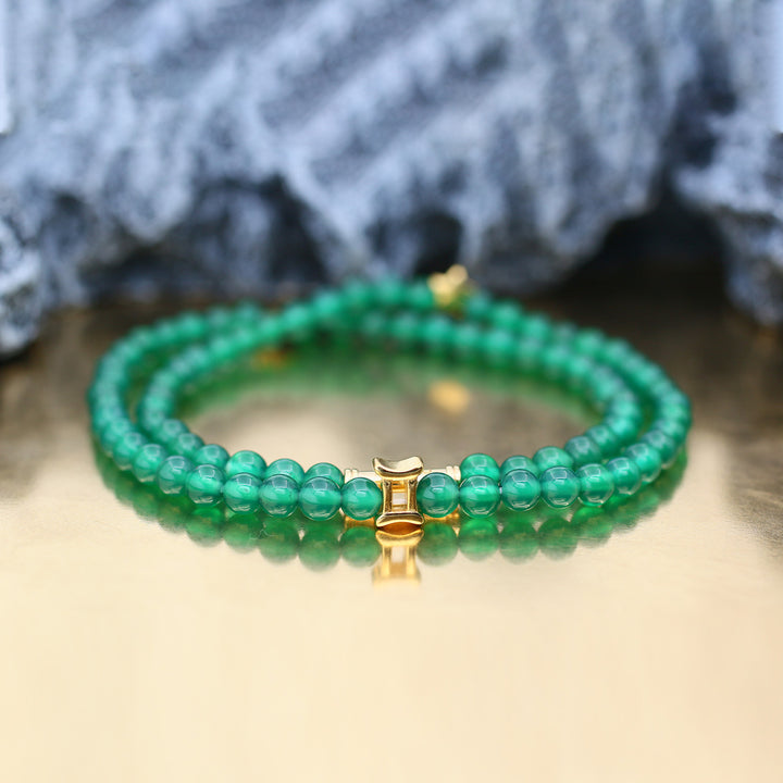 Zodiac double wrap bracelet