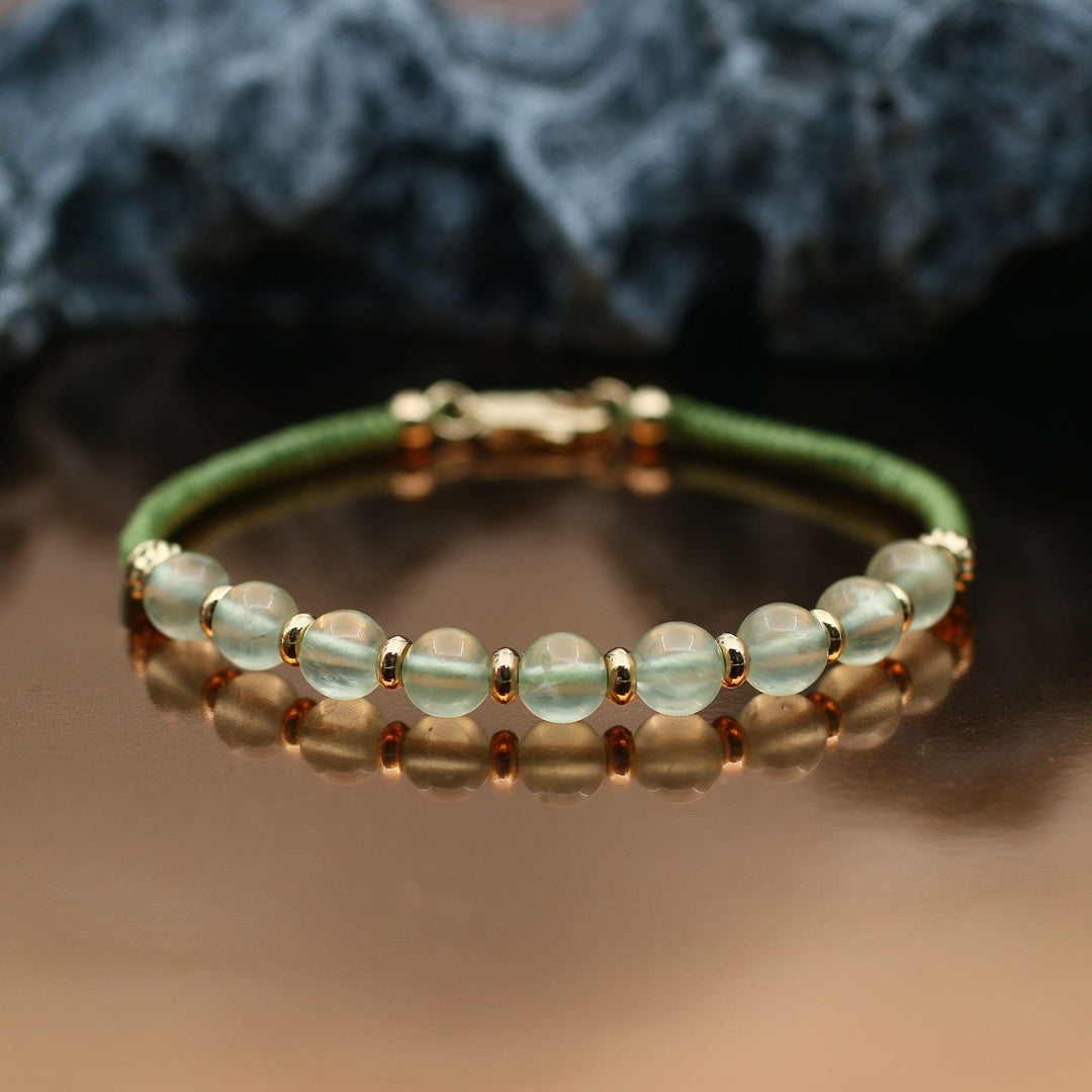 Prehnite Aquarius Guardian Bracelet