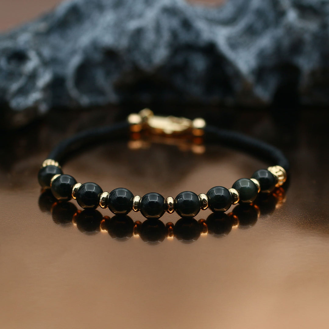 Obsidian Libra Guardian Bracelet