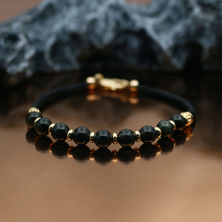 Obsidian Libra Guardian Bracelet