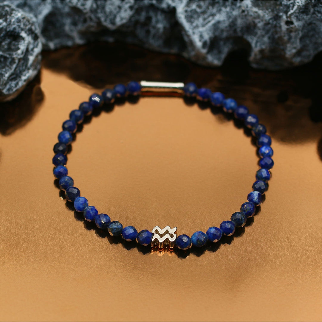 Lapis Lazuli Aquarius Lucky Stone Bracelet